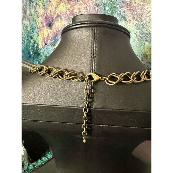 Handmade Statement Necklace Adjustable Chain Lobster Clasp - Picture 3 of 3